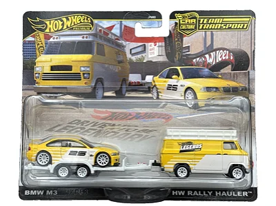 Hot Wheels Team Transport Legends BMW M3 + HW Rally Hauler
