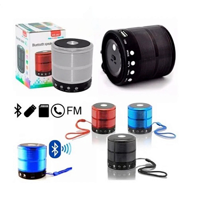 Caixa de som Alto-Falante, Mini Speaker WS-887E Bluetooth (cx887)