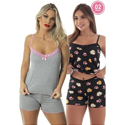 KIT de Pijama 2 un BONECA VIVI - PIJAMA/LINGERIE