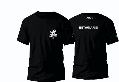 Camiseta Dry-fit ESTAGIARIO Uniforme Fabrica de Monstros