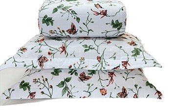 Kit Cobre Leito 3 Peças Estampas Diversas King