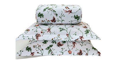 Kit Cobre Leito 3 Peças Estampas Diversas Queen