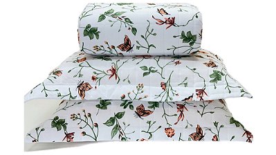 Kit Cobre Leito 3 Peças Estampas Diversas Casal