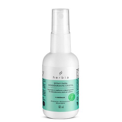 Spray Higienizador para Desodorante Cristal 60ml