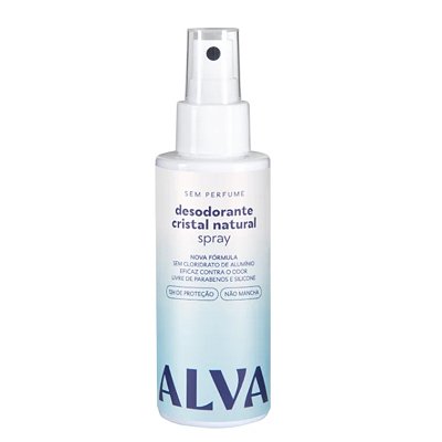 Desodorante Spray Cristal Natural Sem Perfume Vegano 120ml