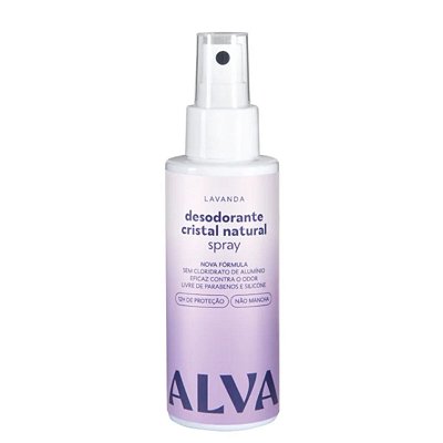 Desodorante Spray Cristal Natural Lavanda Vegano 120ml