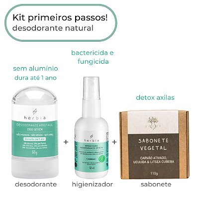 Kit Desodorante Natural Primeiros Passos