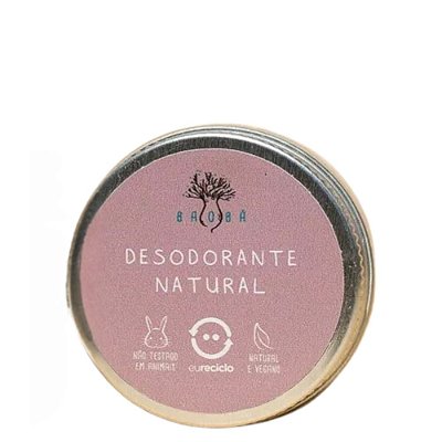 Desodorante Natural Cremoso Floral Vegano 60g - Baobá