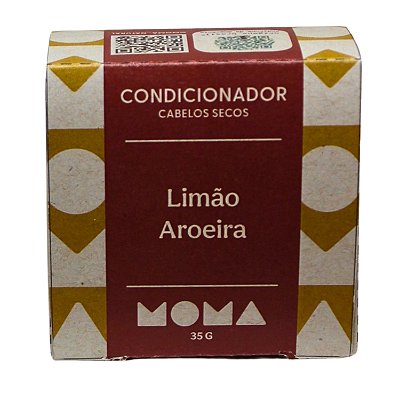 Condicionador Sólido Limão e Aroeira 45g - Cabelos Cacheados