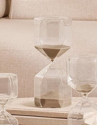 AMPULHETA EM VIDRO 30 MINUTOS - 18316