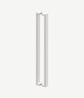 PUXADOR DUPLO - CAUÃ (AÇO INOX) - AÇO BRASIL