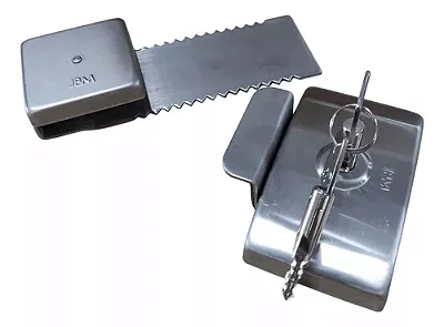 FECHADURA AUXILIAR PORTA DE CORRER COM CHAVE - FC1-15 - JBM