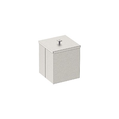 LIXEIRA INOX C/ TAMPA LUZ  E ACABAMENTO SCOTCH BRITE 4,5 LIT - TRAMONTINA