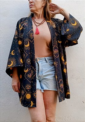 Quimono místico boho chic