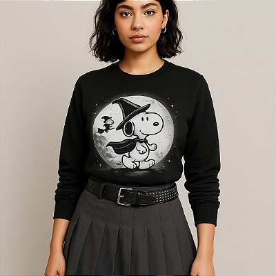Moletom blusa místico feminino Gato