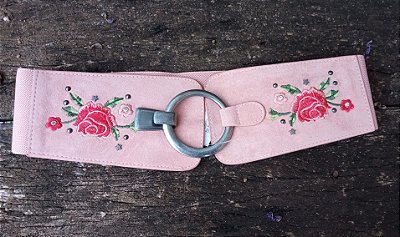 Cinto boho flores