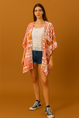 Quimono kaftan místico boho bohemian