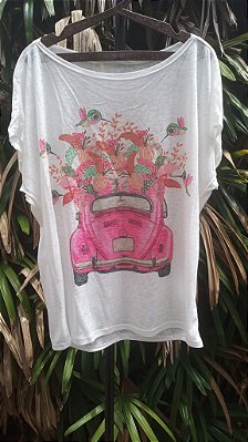 T-Shirts camiseta feminina mística yoga gato kombi filtro dos sonhos devore hippie.