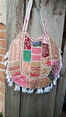 Bolsa boho indiana bordada