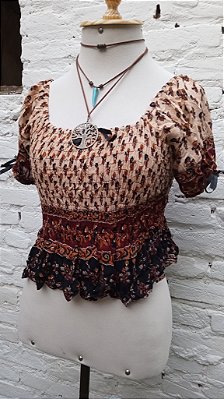 Cropped hippie lástex