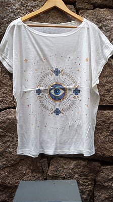 T-Shirts camiseta feminina mística yoga gato kombi filtro dos sonhos devore hippie