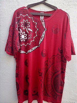 Camiseta indiana unissex hippie G