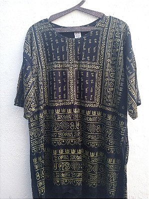 Camiseta indiana unissex hippie GG