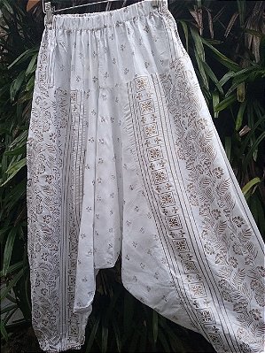 Calça sarouel indiana unissex