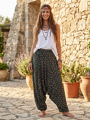 Calça sarouel indiana liberty unissex