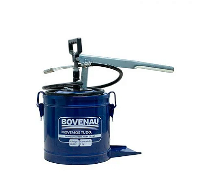 Bomba Manual Para Graxa Com Recipiente 7KG - BMG7 - BOVENAU