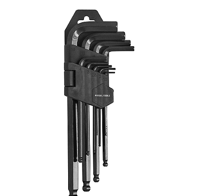 Chave Allen longa 1,5 a 10mm (9 Pçs) - R010060 - RIOSUL TOOLS