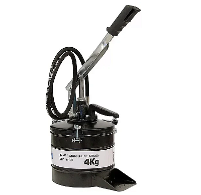 Bomba Manual Para Graxa Com Recipiente 4KG - 9123 - BREMEN