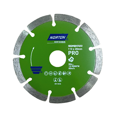 Disco Diamant. Segment. 5Pol. 110mm (Concreto) - 70184624361 - NORTON