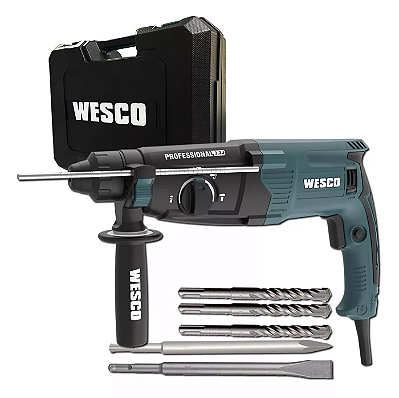 Martelo Perfurador/Rompedor 28mm SDS 3,2KG 220V - WS3228K - WESCO