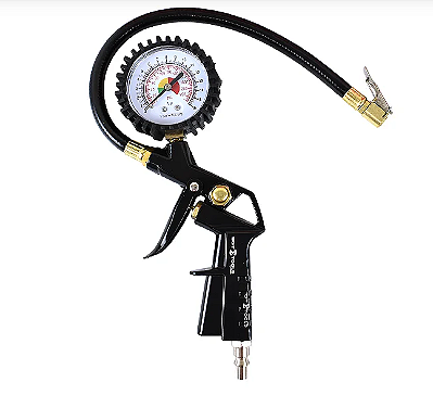 Calibrador Analógico Com Bico Ar 0 a 220PSI Com Manometro - 0761085000 - Sigma