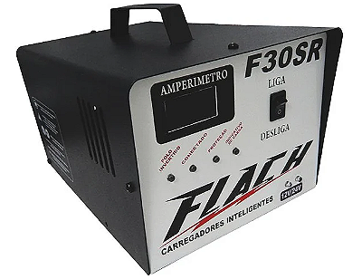 Carregador de Bateria Inteligente 127/220V 10A - F30 SR - Flach