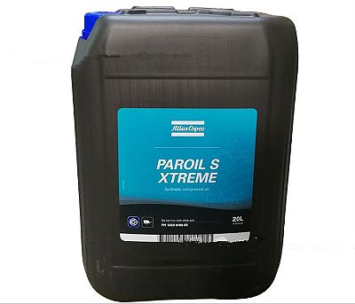 Óleo Lubrificante Sintético Paroil S Extreme 20 LITROS 8000/8.000H - 1630018000 - Atlas Copco