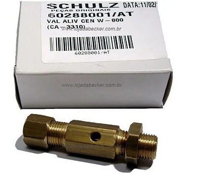 Valvula Aliviadora Pequena p/ W900 W800 W600 - 60288001/AT - Schulz