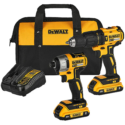 Parafusadeira/Furadeira COMBO 2BAT. 20V 127/220V - DCK276D2-BR - DeWALT