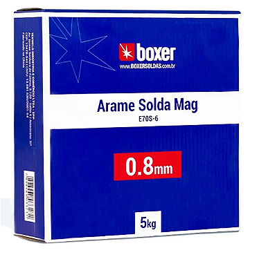 Arame de Solda MIG 0.8mm 5Kg - 1570001 - Boxer