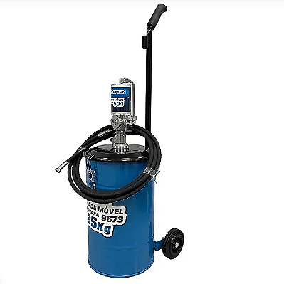 Propulsora Pneumática Para Graxa 25 KG Com Carro - 9673 - BREMEN