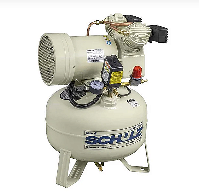 Compressor de Ar MSV 6/30L 220V odontológico Isento de óleo - 921.1231-0 - Schulz