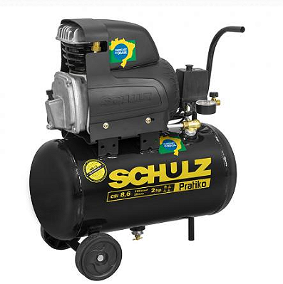 Compressor de Ar CSI 8.6/25L 2CV 127V 60HZ - 915.0421-0 - PRATIKO