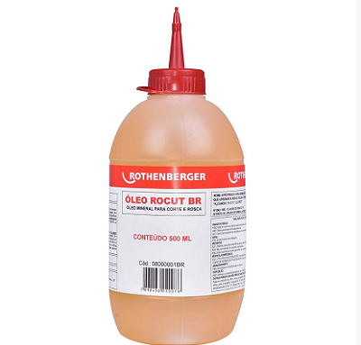 Óleo de Corte/Rosca p/ Rosqueadeira Rocut 500ML - 08000001BR - Rothenberger