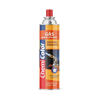 Gás para Maçarico 400ml - 0680479 - CHEMICOLOR