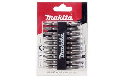 MAKITA - BIT PONTA DUPLA PH2 65MM (10 PCS)