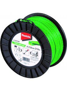 FIO DE NYLON QUADRADO 310M 2.0MM VERDE MAKITA