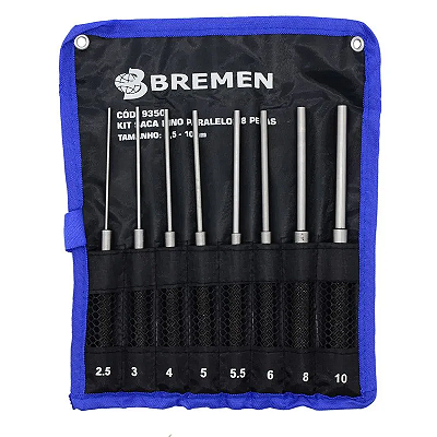 SACA PINO PARALELO 2,5-10MM (JG 8PCS) 9350 - BREMEN
