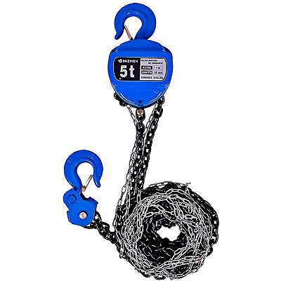 TALHA MANUAL DE CORRENTE5 TON X 3.5M CORRENTE DIAM10MM - 8254 - BREMEN