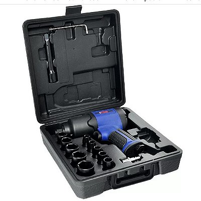 CHAVE IMPACTO 1/2  680NM 7500RPM C/ MALETA E 5 SOQUETES